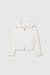 Cardigan fille col montant Blanc 1 - vertbaudet enfant 