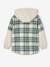 Chemise double matière effet 2 en 1 garçon carreaux blanc+carreaux vert 7 - vertbaudet enfant 