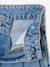 Jean large fille bleu moyen+denim gris 4 - vertbaudet enfant 