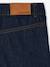 Jean large fille bleu moyen+denim brut 12 - vertbaudet enfant 