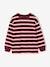 Tee-shirt rayé manches longues garçon bleu nuit+bordeaux+écru 9 - vertbaudet enfant 