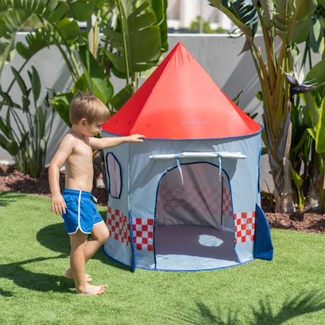 Tente de plage enfant avec filet respirant Multicolore+Rose 4 - vertbaudet enfant 