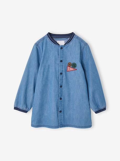 Tablier garçon personnalisable bleu jean 9 - vertbaudet enfant 