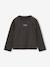 T-shirt manches longues fille anthracite 1 - vertbaudet enfant 