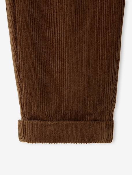 Pantalon bébé en velours côtelé bleu grisé+caramel+lichen+marron 15 - vertbaudet enfant 