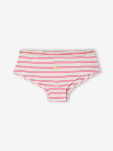 Lot de 7 shorties fille écru 4 - vertbaudet enfant 