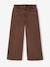 Pantalon fille large couleur bleu grisé+chocolat+prune+rose+vert 9 - vertbaudet enfant 