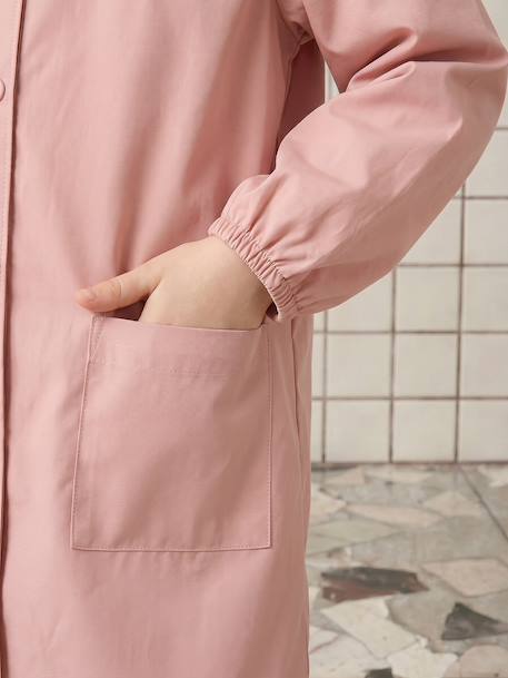 Tablier fille pressionné personnalisable rose poudré 5 - vertbaudet enfant 