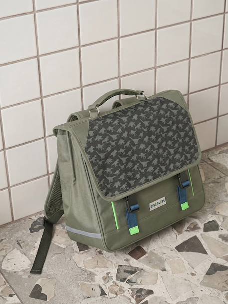 Cartable garçon personnalisable kaki 7 - vertbaudet enfant 