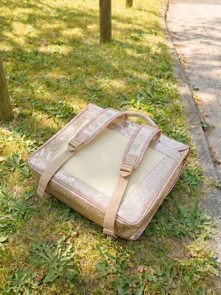 Cartable fille en polyuréthane beige 8 - vertbaudet enfant 