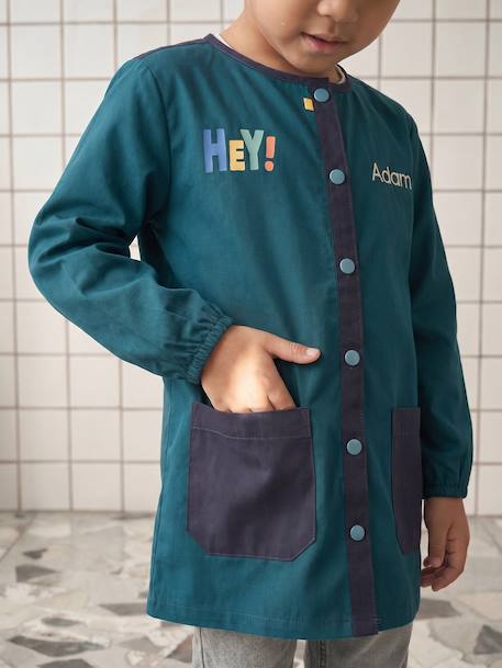 Tablier garçon personnalisable vert foncé 6 - vertbaudet enfant 