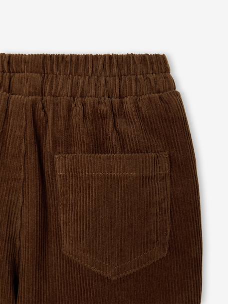 Pantalon bébé en velours côtelé bleu grisé+caramel+lichen+marron 14 - vertbaudet enfant 
