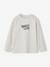 T-shirt manches longues garçon blanc chiné 1 - vertbaudet enfant 