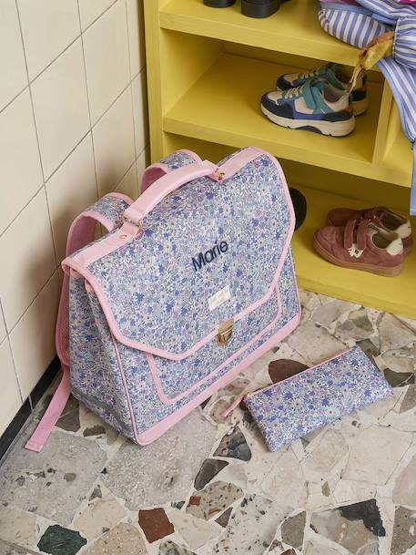 Cartable fille personnalisable lilas poudré 8 - vertbaudet enfant 