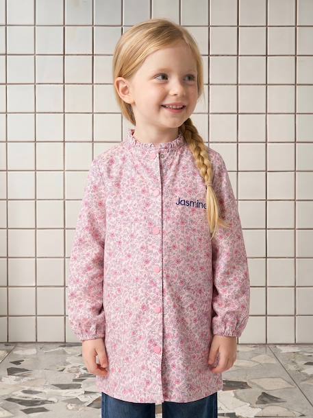 Tablier fille pressionné personnalisable rose dragée 9 - vertbaudet enfant 