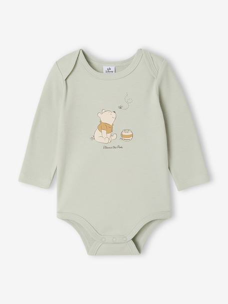 Lot de 2 bodies Winnie l Ourson vert d'eau 3 - vertbaudet enfant 