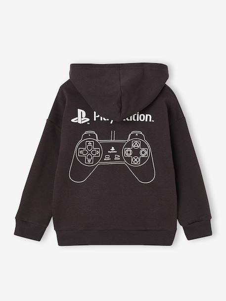 Sweat à capuche Playstation garçon anthracite 3 - vertbaudet enfant 