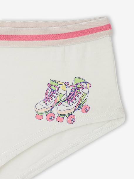 Lot de 7 shorties fille écru 12 - vertbaudet enfant 
