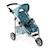 Poupées jogging-buggy lola - étoile turquoise Bleu 2 - vertbaudet enfant 