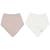 Lot de 2 bavoirs bandana Rose, blanc+Vert d'eau, blanc 2 - vertbaudet enfant 