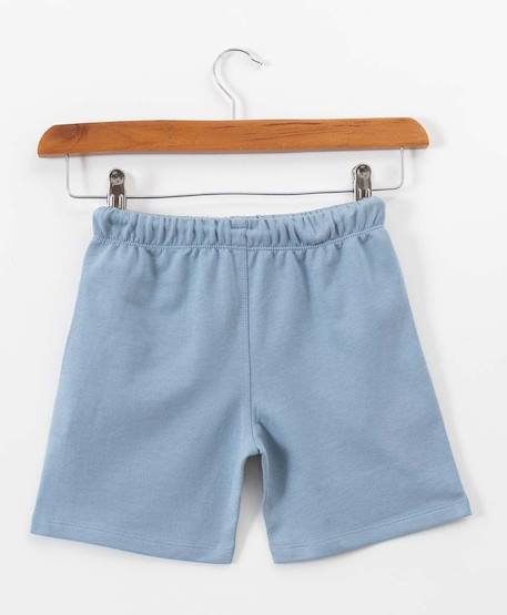 Bermuda 100% coton garçon Bleu gris 4 - vertbaudet enfant 