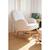 Chaise à bascule pour enfant teddy Teddy blanc cassé 2 - vertbaudet enfant 