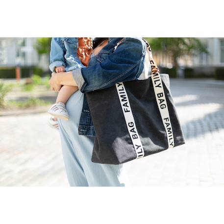 Sac à langer family bag Blanc cassé+Noir+Vert 8 - vertbaudet enfant 