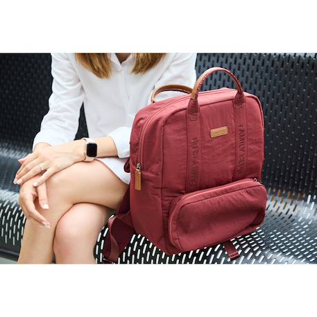 Sac à dos à langer family club Bordeaux+Gris foncé+Marine 2 - vertbaudet enfant 