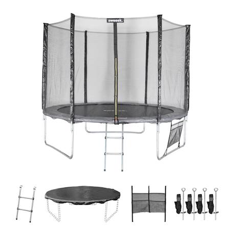 Trampoline 305cm avec pack d'accessoires mars xxl Gris 2 - vertbaudet enfant 