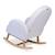 Chaise à bascule pour enfant teddy Teddy blanc cassé 4 - vertbaudet enfant 