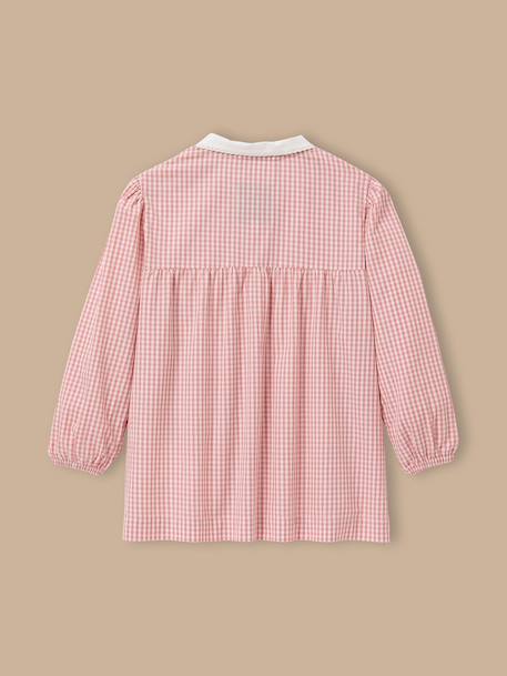 Tablier fille vichy Vichy rose 2 - vertbaudet enfant 