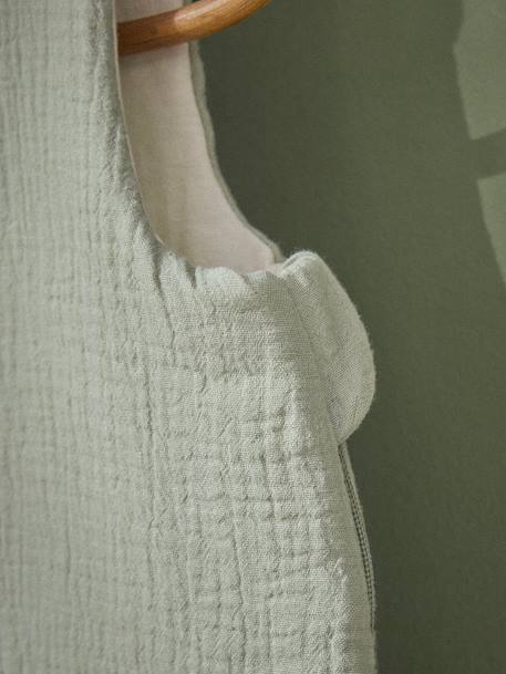 Gigoteuse gaze de coton bio 'ava' - tog 2 Celadon+Imprimé  mongolfieres 3 - vertbaudet enfant 