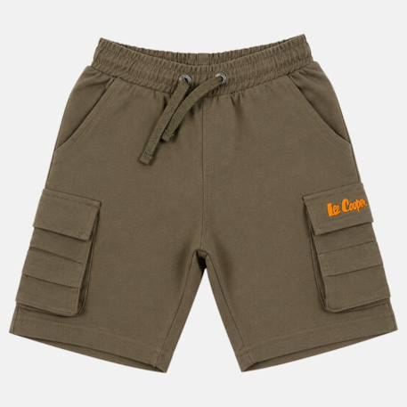 Bermuda enfant garçon avec poches Ecru+Kaki+Marine+Noir 9 - vertbaudet enfant 