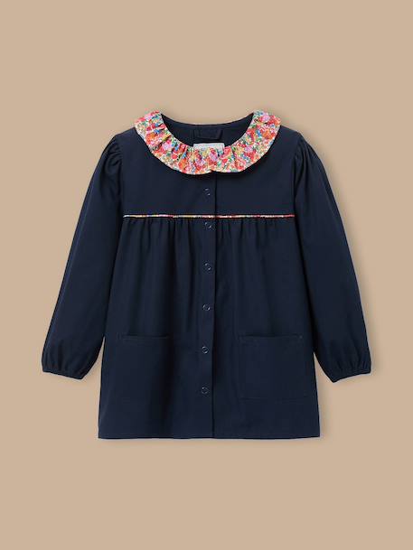 Fille-Tablier-Tablier fille col liberty