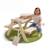 Table sable et eau en bois massif – pique-nique pour 4 enfants Bois naturel 4 - vertbaudet enfant 