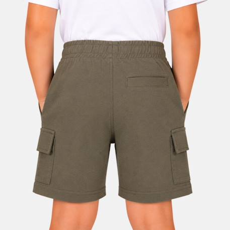 Bermuda enfant garçon avec poches Beige+Gris+Kaki+Marine 13 - vertbaudet enfant 