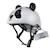Casque enfant vélo et trotinette pandy Blanc/noir 2 - vertbaudet enfant 