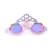 Lunettes de natation - princess crown 3+ Pink 2 - vertbaudet enfant 