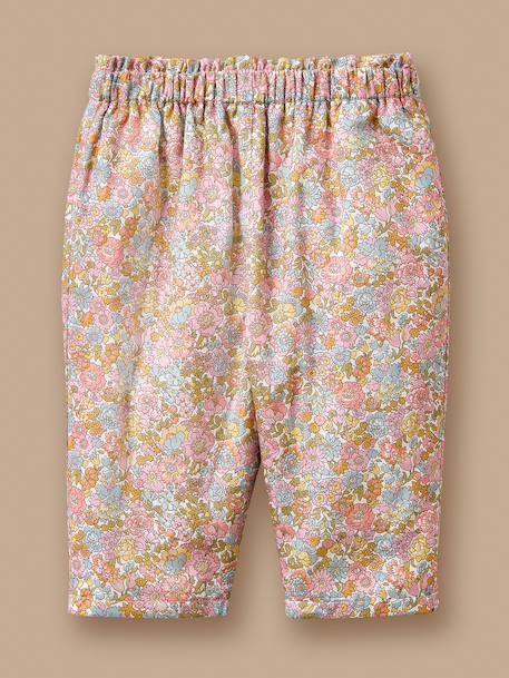 Pantalon en tissu liberty bébé Liberty annie and may rose 1 - vertbaudet enfant 