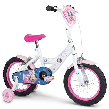Vélo enfant disney - minnie Blanc 1 - vertbaudet enfant 