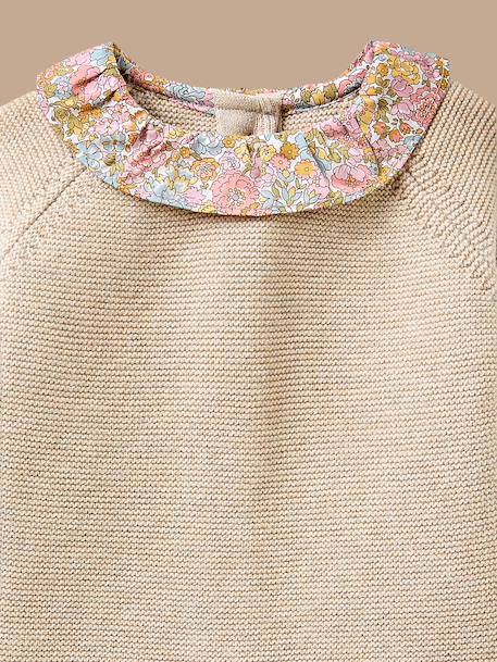 Ensemble tricot bébé col liberty Liberty annie and may rose 2 - vertbaudet enfant 