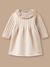 Robe bébé tricot col liberty Liberty annie and may rose 1 - vertbaudet enfant 