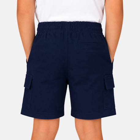 Bermuda enfant garçon avec poches Beige+Gris+Kaki+Marine 18 - vertbaudet enfant 