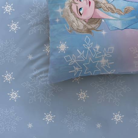 Parure de lit imprimée 100% coton, disney home frozen frozenia Bleu 2 - vertbaudet enfant 