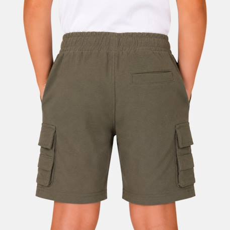 Bermuda enfant garçon avec poches Ecru+Kaki+Marine+Noir 8 - vertbaudet enfant 