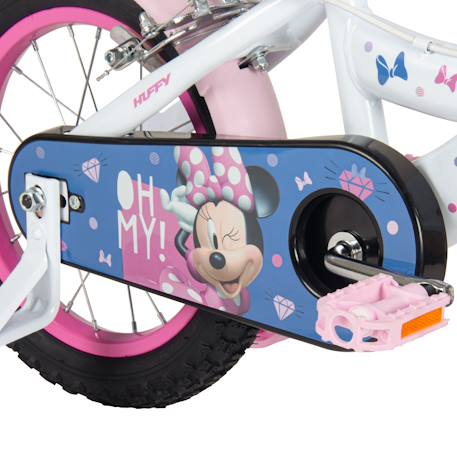 Vélo enfant disney - minnie Blanc 4 - vertbaudet enfant 