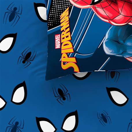 Parure de lit imprimée 100% coton, spiderman home true hero Bleu 2 - vertbaudet enfant 