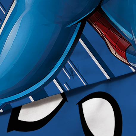 Parure de lit imprimée 100% coton, spiderman home true hero Bleu 5 - vertbaudet enfant 