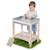 Table sable et eau minimaliste en bois massif Bois naturel+Gris+Teck 2 - vertbaudet enfant 