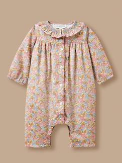 -Combinaison longue bébé tissu liberty